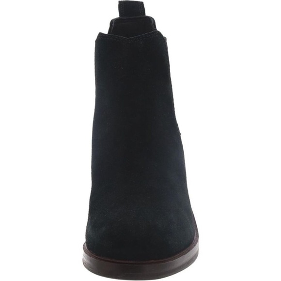 Clark’s Black Suede Boots Size 8 Black Suede Wedge Chelsea Boots Clarks NEW! - Picture 5 of 5